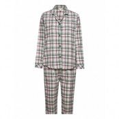 Cotton Flannel Pyjamas Pyjamas Blå Lady Avenue