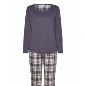 Cotton Flannel Pyjamas *Villkorat Erbjudande Pyjamas Lila Lady Avenue