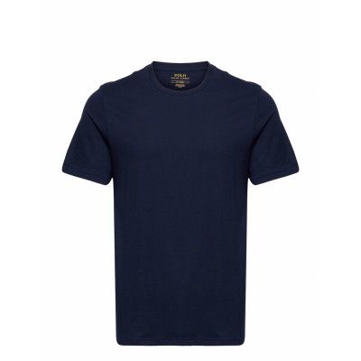 Polo Ralph Lauren Bci Liquid Cotton-Sle-Top Blå