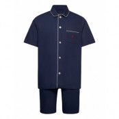 Cotton-Sle-Set Pyjamas Navy Polo Ralph Lauren Underwear