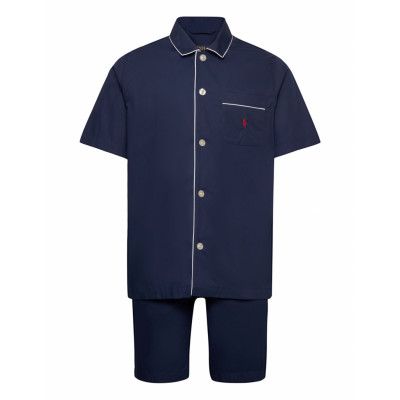 Polo Ralph Lauren Striped Cotton Pajama Set Marinblå