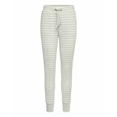 Cozy Stripe Pant W Rib Pyjamasbyxor Mjukisbyxor Multi/mönstrad Missya