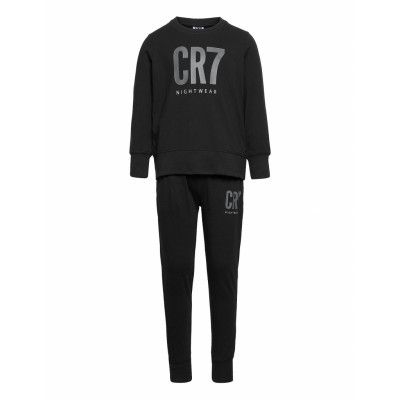 Cr7 Kids Pyjamas Pyjamas Set Svart CR7