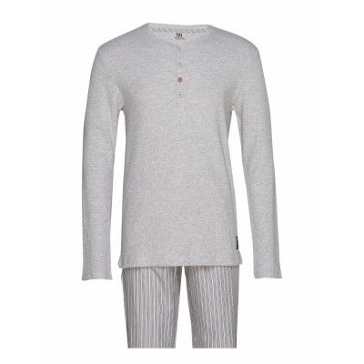 Cr7 Mens Pyjamas Pyjamas Grå CR7