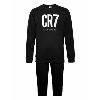 Cr7 Mens Pyjamas Pyjamas Svart CR7