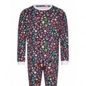 Crazy Christmas Pajamas Pyjamas Svart Christmas Sweats