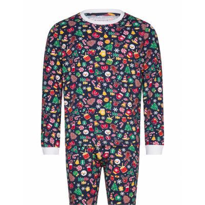 Crazy Christmas Pajamas Pyjamas Svart Christmas Sweats