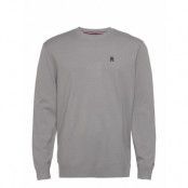 Crew Neck Knit Underwear Night & Loungewear Pyjama Tops Grå *Villkorat Erbjudande Tommy Hilfiger