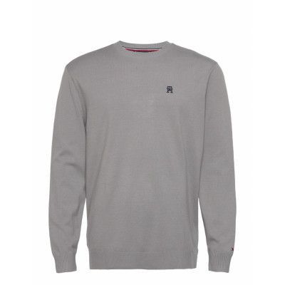 Crew Neck Knit Underwear Night & Loungewear Pyjama Tops Grå *Villkorat Erbjudande Tommy Hilfiger