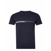 Crew Neck T-Shirt S/Sleeves Underwear Night & Loungewear Pyjama Tops Navy Emporio Armani