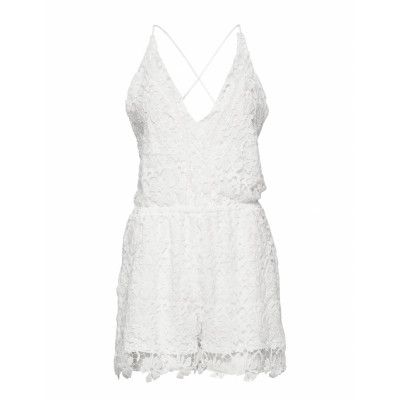 Crochet Playsuit Pyjamas Vit Hunkemöller