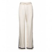 D1. Satin Pull On Pants Pyjamasbyxor Mjukisbyxor Cream GANT