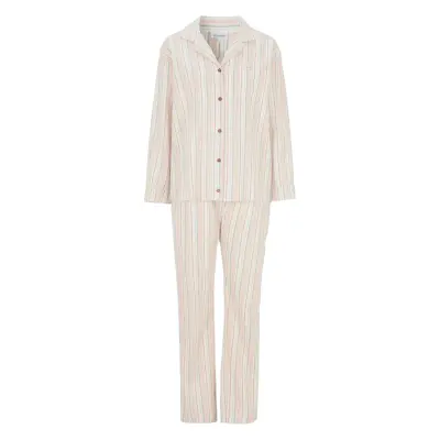 Damella Of Sweden Flannel Pyjamas Beige
