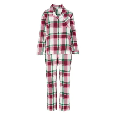 Damella Of Sweden Flannel Pyjamas Röd
