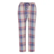 Damella Of Sweden Flannel Pyjamas Trousers Blå