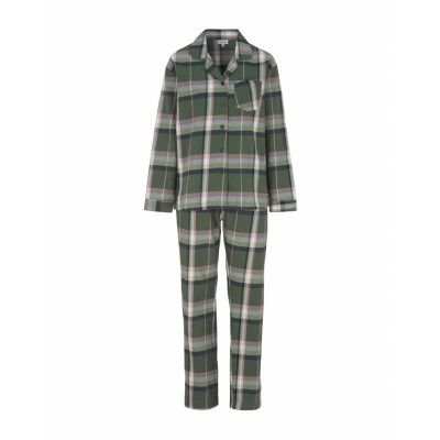 Damella Of Sweden Flannel Pyjamas Grön
