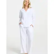 Damella of Sweden Pyjamas - White - XL