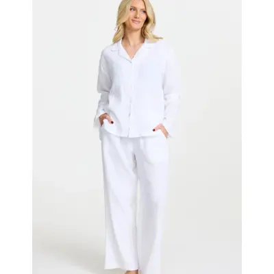 Damella of Sweden Pyjamas - White - XL