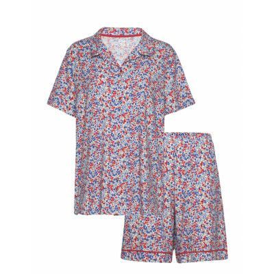 Damen Pyjama Kurzummer Red Pyjamas Multi/mönstrad Calida