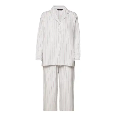 Decoy Flannel Py Set Pyjamas Vit Decoy