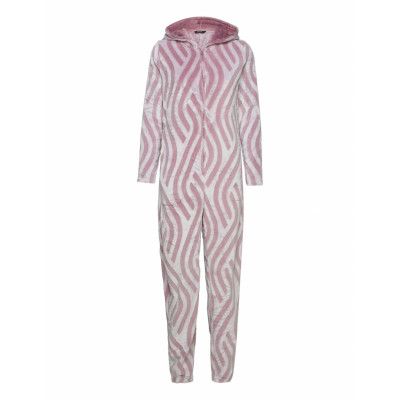 Decoy Piece W/Hood, Zipper Pyjamas Multi/mönstrad Decoy