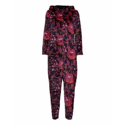 Decoy Piece W/Hood, Zipper Pyjamas Röd Decoy