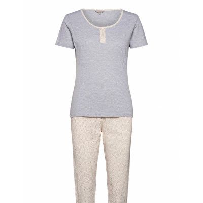 Decoy Py 3/4 Pants Pyjamas Grå Decoy