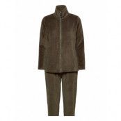 Decoy Velour Homewear Set Pyjamas Brun Decoy