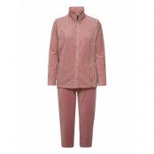 Decoy Velour Homewear Set Pyjamas Rosa Decoy