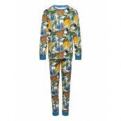 Djungelpolare Pyjamas Pyjamas Set Multi/mönstrad Martinex