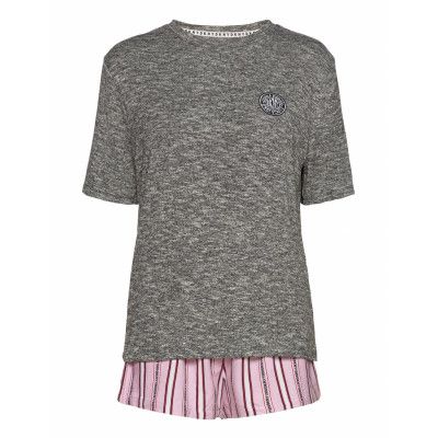 Dkny 100% Dkny Top, Boxer & Eyemask Box Pyjamas Rosa DKNY Homewear