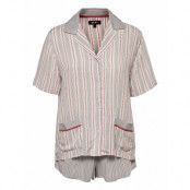 Dkny Destination Dken Top & Boxer Set Pyjamas Beige DKNY Homewear