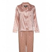 Dkny Love, Dkny L/S Top & Pant Pj Set Pyjamas Rosa DKNY Homewear