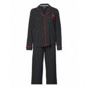 Dkny Season Of Giving Pj Set Folded Pyjamas Svart DKNY Homewear