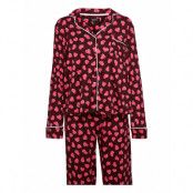 Dkny Wishlist Worthy Pj Set Folded Pyjamas Röd DKNY Homewear