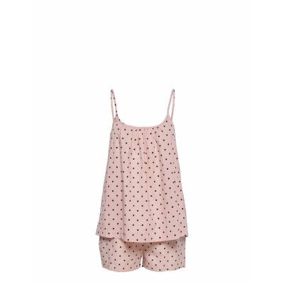Dot Camisole Set Pyjamas Rosa Becksöndergaard