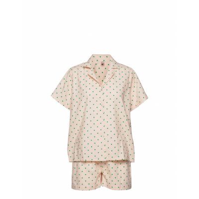 Dot Kallie Nightwear Pyjamas Creme Becksöndergaard