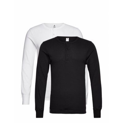 Dovre Granddad - 2-Pack *Villkorat Erbjudande T-shirts Long-sleeved Svart Dovre