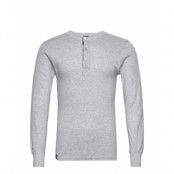 Dovre T-Shirt 1/1 Ærme/Stolpe Underwear Night & Loungewear Pyjama Tops Grey Dovre