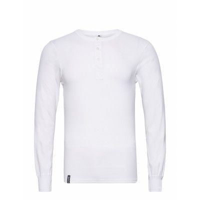 Dovre T-Shirt 1/1 Ærme/Stolpe Underwear Night & Loungewear Pyjama Tops Vit Dovre