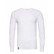 Dovre T-Shirt 1/1 Ærme/Stolpe Underwear Night & Loungewear Pyjama Tops White Dovre