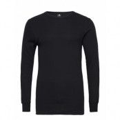 Dovre T-Shirts 1/1 Ærme Organi Underwear Night & Loungewear Pyjama Tops Black Dovre