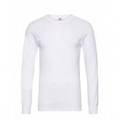 Dovre T-Shirts 1/1 Ærme Organi Underwear Night & Loungewear Pyjama Tops Vit Dovre