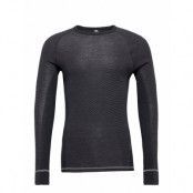 Dovre Wool Ls T-Shirt *Villkorat Erbjudande Underwear Night & Loungewear Pyjama Tops Svart Dovre