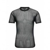 Dovre Wool Mesh T-Shirt Underwear Night & Loungewear Pyjama Tops Svart Dovre