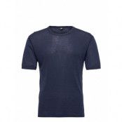 Dovre Wool T-Shirt Tops T-shirts Short-sleeved Blue Dovre