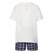 Short Cotton Pyjamas Pyjamas Set Multi/mönstrad Mango
