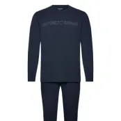 Emporio Armani Nightwear Pyjama Marinblå