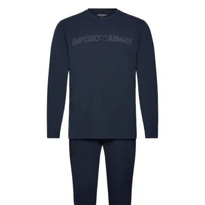 Emporio Armani Nightwear Pyjama Marinblå