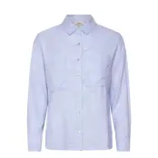 Etam Isame - Long Sleeve Pyjama Shirt Blå